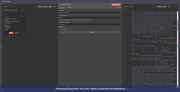 OCR and Document Processing example