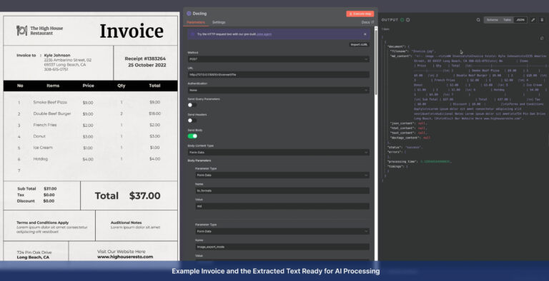 Automated OCR and Data Processing
