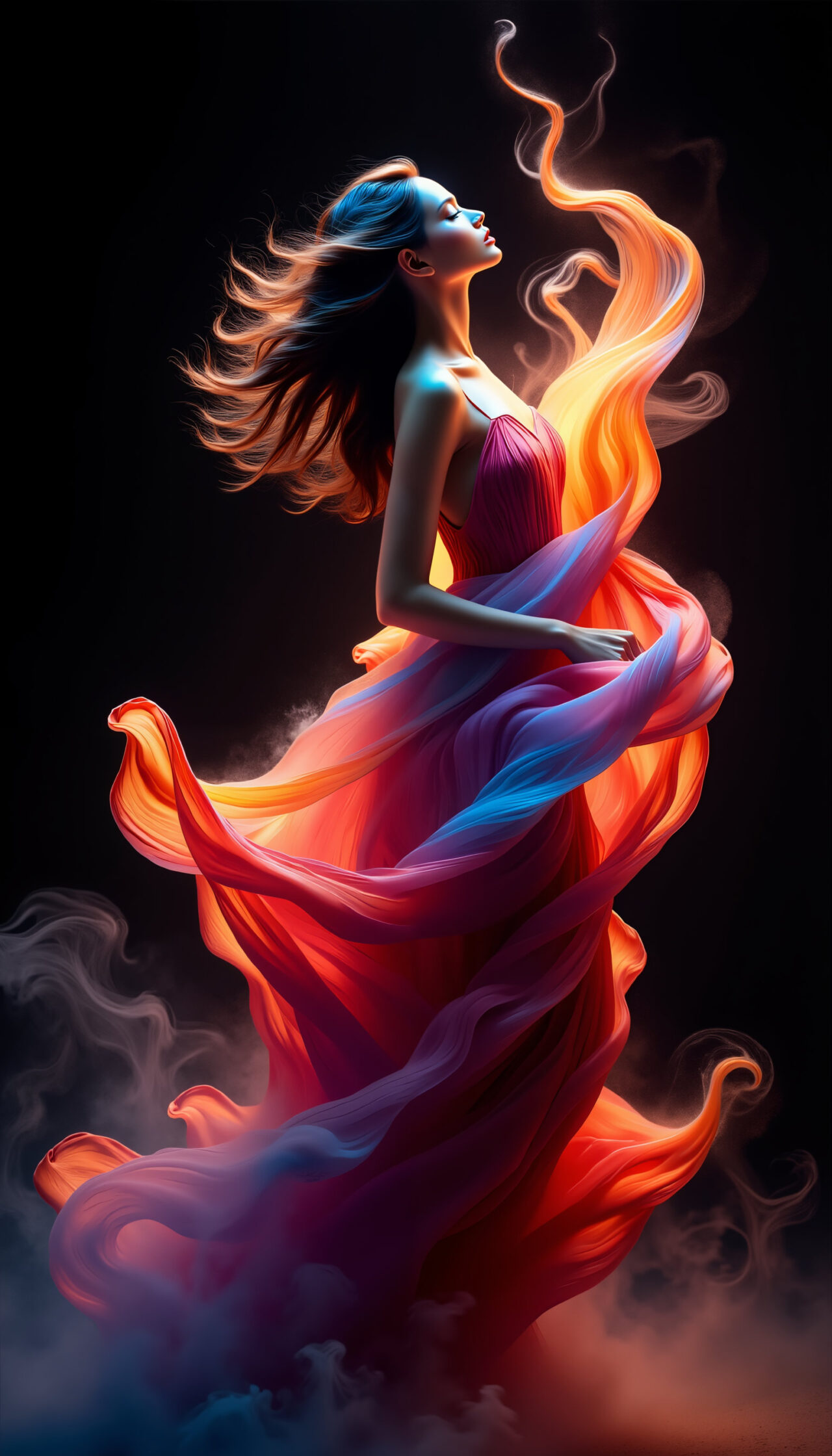 Flame and Silk