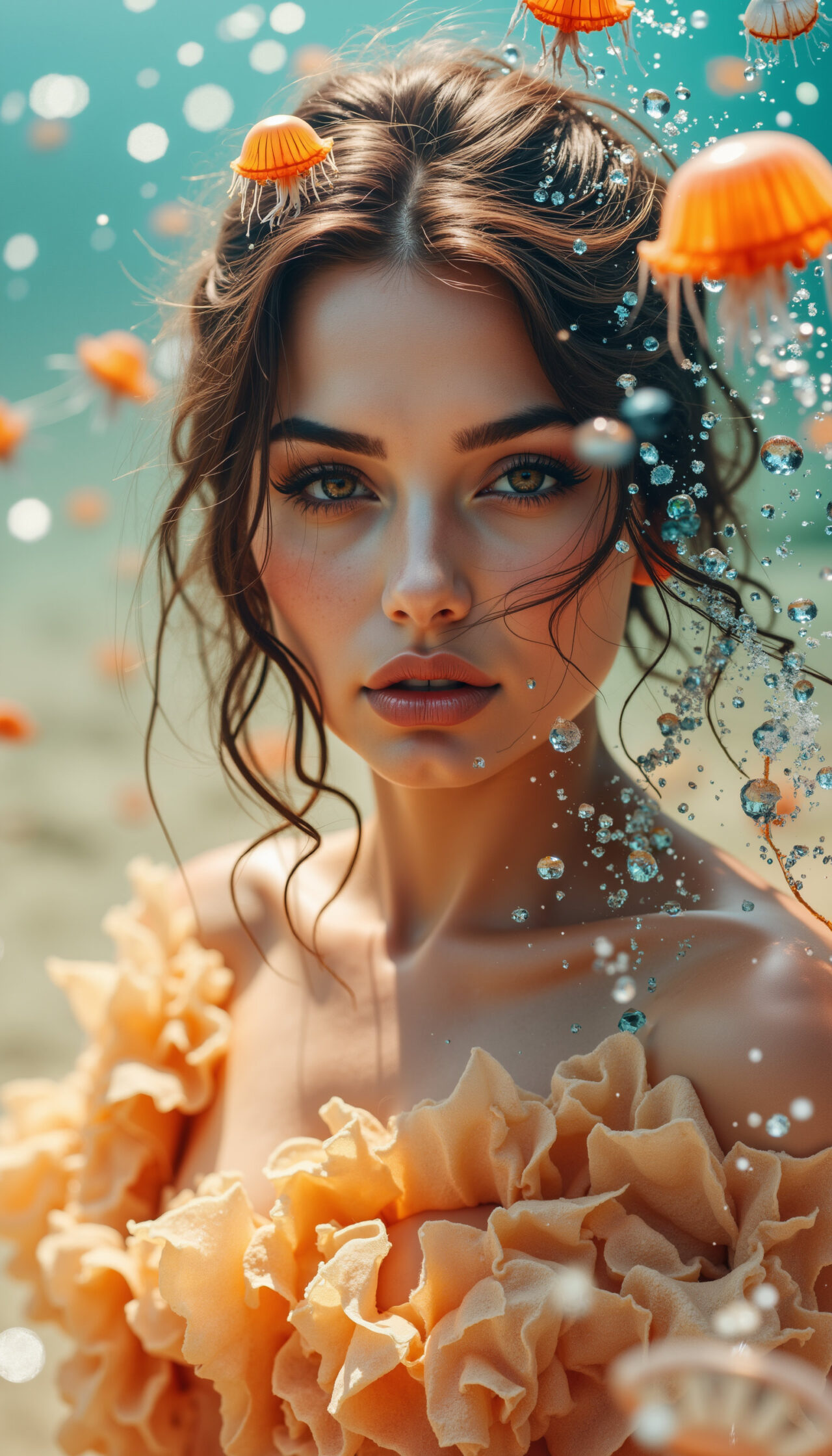 AI generated surreal desert landscape